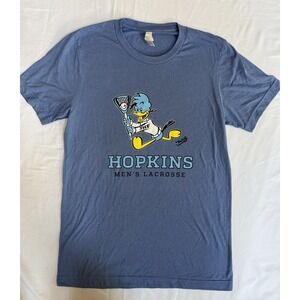 Johns Hopkins Lacrosse LAX Nag Jay Blue Tshirt New